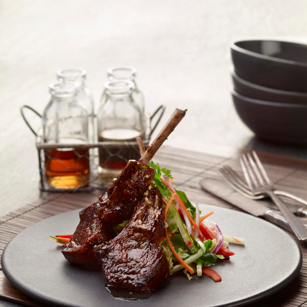 Asian-style lamb chops