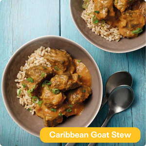 Caribbean goat stew