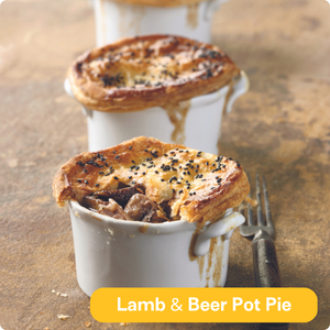 Lamb and beer pot pie