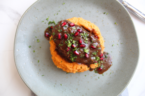 Pomegranate-Glazed Aussie Beef Short Ribs