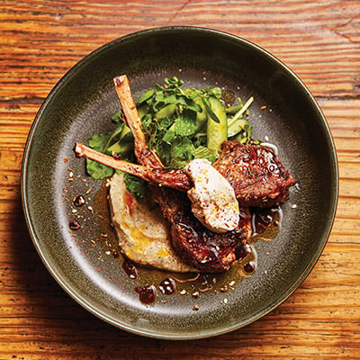 Za'atar lamb chops