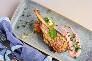 Gremolata Crusted Rack of Australian Lamb